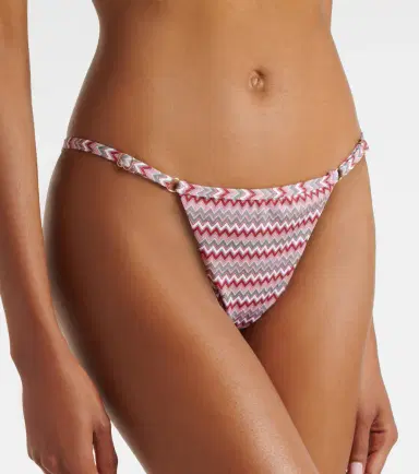 Bananhot Emi-Lynn chevron bikini bottoms | Thumbnail 4