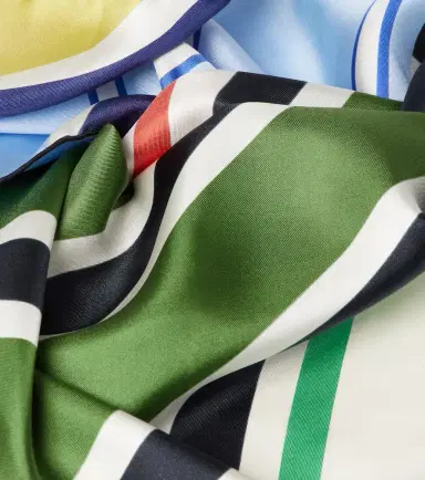Loewe Striped silk twill scarf | Thumbnail 3