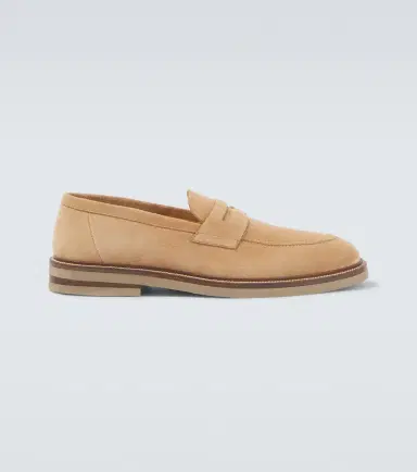 Brunello Cucinelli Suede penny loafers | Thumbnail 5