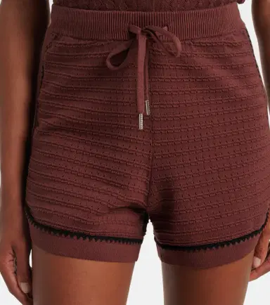 Varley Morden pointelle cotton shorts | Thumbnail 3