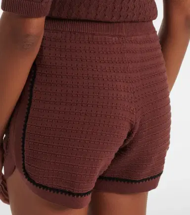 Varley Morden pointelle cotton shorts | Thumbnail 4