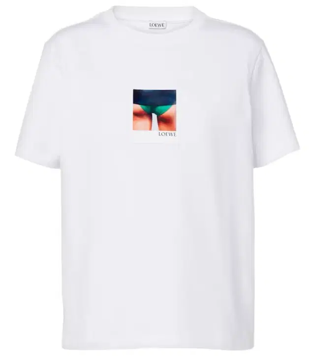 Loewe Appliqué cotton jersey T-shirt