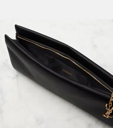 Saint Laurent Cassandre satin clutch | Thumbnail 2 Saint Laurent Cassandre satin clutch | Thumbnail 2