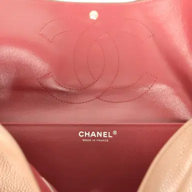 Chanel Chanel Maxi "Souplissimo" Small Flap Bag Brown Grained Calfskin Silver Hardware | Thumbnail 10