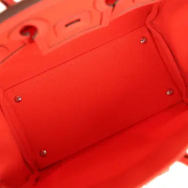 HERMÈS Hermes Birkin 25 Cargo Orange Field Toile Goeland and Swift Palladium Hardware | Thumbnail 8 HERMÈS Hermes Birkin 25 Cargo Orange Field Toile Goeland and Swift Palladium Hardware | Thumbnail 8