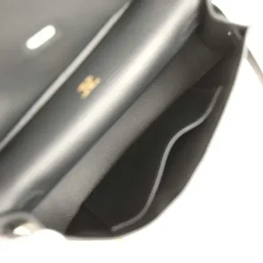 HERMÈS Hermes Jypsiere Mini Black and Ecru Toile H Black Swift Gold Hardware | Thumbnail 9 HERMÈS Hermes Jypsiere Mini Black and Ecru Toile H Black Swift Gold Hardware | Thumbnail 9