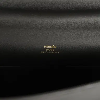HERMÈS Hermes Kelly Pochette Black Swift Gold Hardware | Thumbnail 7