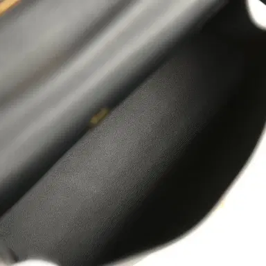 HERMÈS Hermes Kelly Pochette Black Swift Gold Hardware | Thumbnail 8