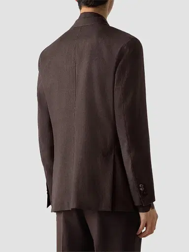 Zegna Men's Oasi Lino Jacket | Thumbnail 5 Zegna Men's Oasi Lino Jacket | Thumbnail 5