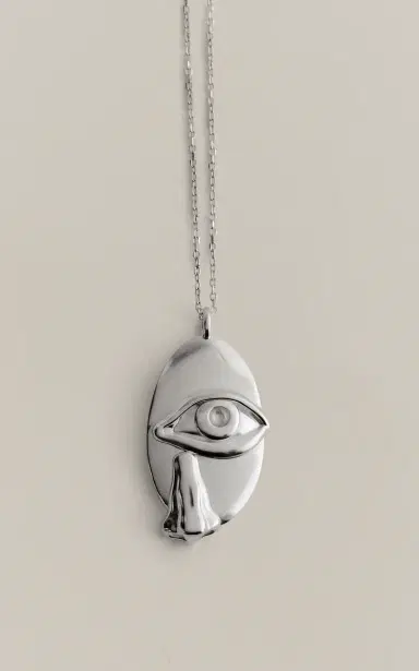 Louis Abel Face Necklace | Thumbnail 3 Louis Abel Face Necklace | Thumbnail 3