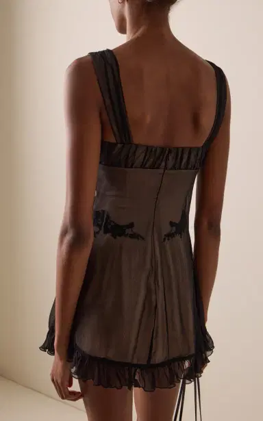 Mirror Palais Nightcap Silk Mini Dress | Thumbnail 4