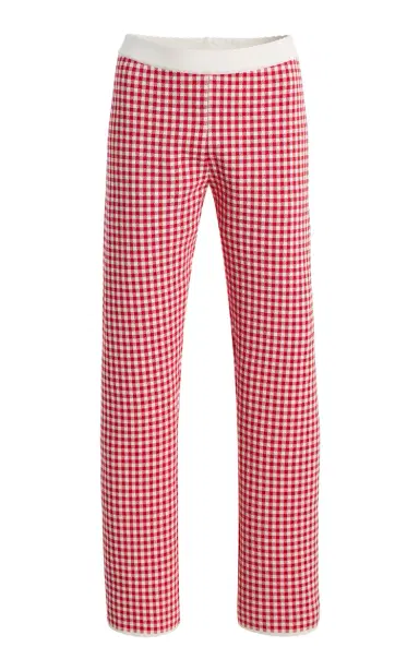 Posse Micah Gingham Knit Pants | Thumbnail 5 Posse Micah Gingham Knit Pants | Thumbnail 5