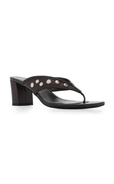 Staud Nova Studded Leather Thong Sandals | Thumbnail 4 Staud Nova Studded Leather Thong Sandals | Thumbnail 4