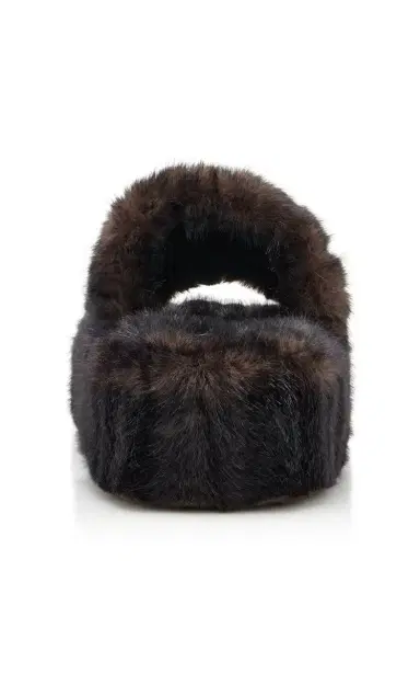 Balenciaga Furry Platform Slippers | Thumbnail 5