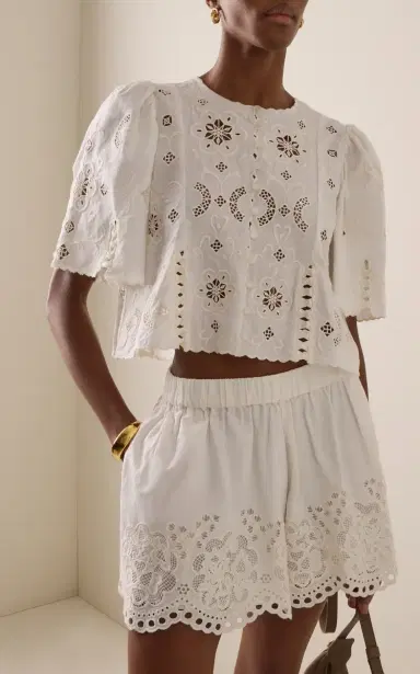 Sea Gardener Embroidered Top | Thumbnail 2 Sea Gardener Embroidered Top | Thumbnail 2