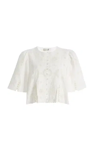 Sea Gardener Embroidered Top | Thumbnail 15 Sea Gardener Embroidered Top | Thumbnail 15