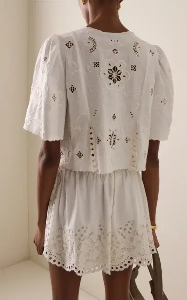 Sea Gardener Embroidered Top | Thumbnail 4 Sea Gardener Embroidered Top | Thumbnail 4