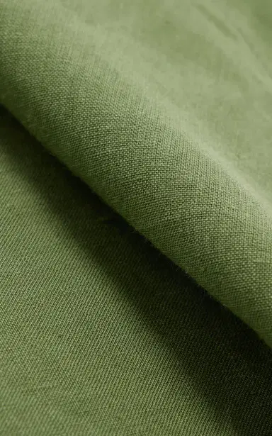 Moda Domus Set-of-Four Round Linen Placemats - Green | Thumbnail 3