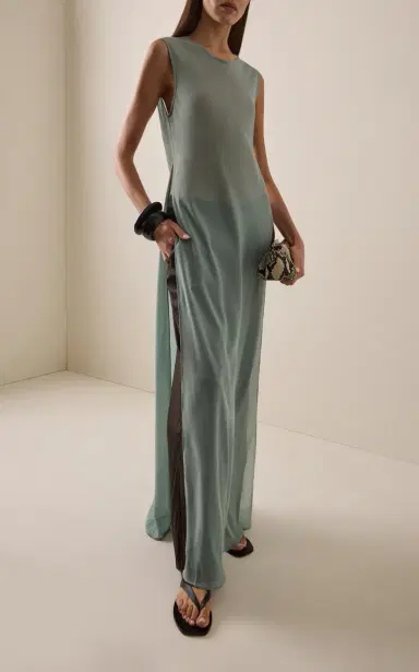 SLOAN Exclusive Georgette Sleeveless Maxi Dress | Thumbnail 2 SLOAN Exclusive Georgette Sleeveless Maxi Dress | Thumbnail 2
