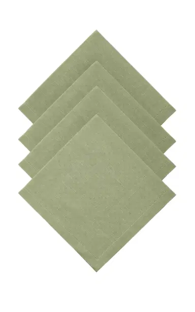 Moda Domus Set-of-Four Linen Dinner Napkins - Off-White | Thumbnail 4 Moda Domus Set-of-Four Linen Dinner Napkins - Off-White | Thumbnail 4