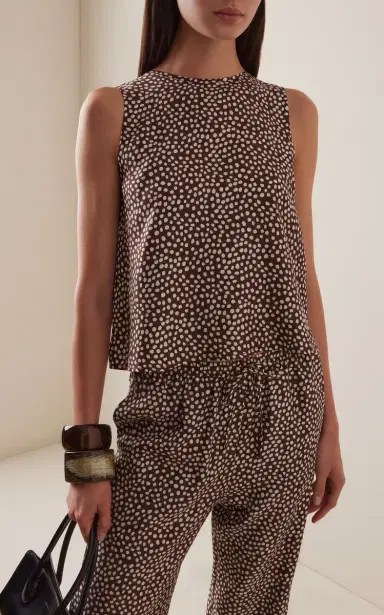 ASCENO The Sofia Silk Top | Thumbnail 2 ASCENO The Sofia Silk Top | Thumbnail 2