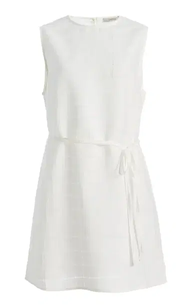ASCENO The Sintra Linen-Cotton Mini Dress | Thumbnail 11 ASCENO The Sintra Linen-Cotton Mini Dress | Thumbnail 11