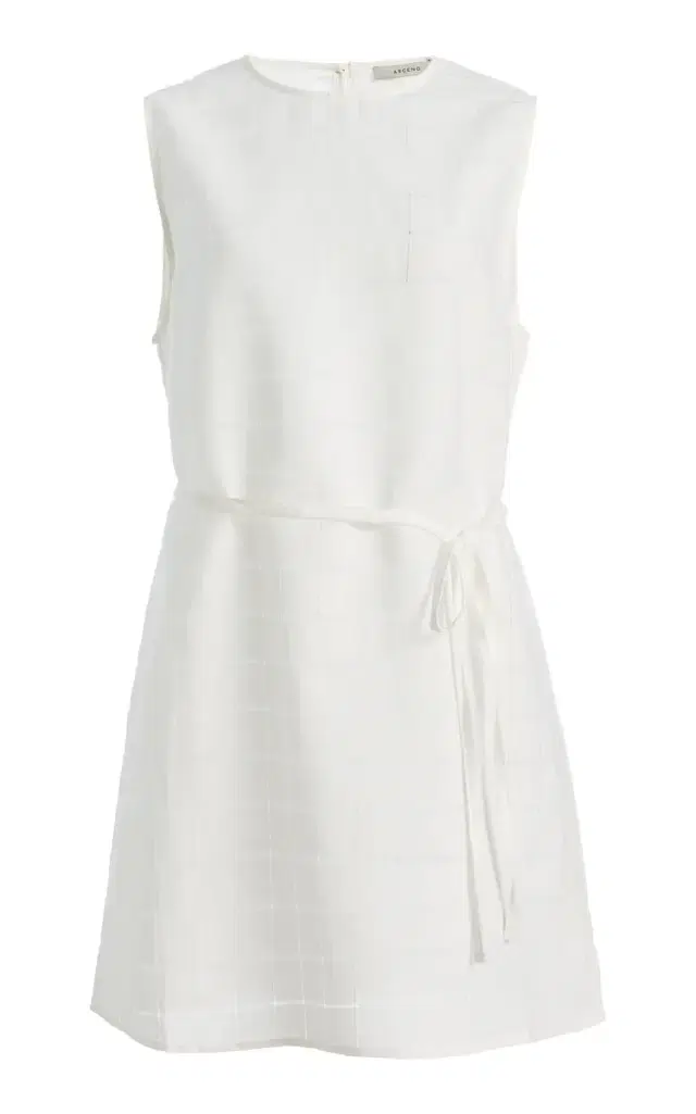 The Sintra Linen-Cotton Mini Dress