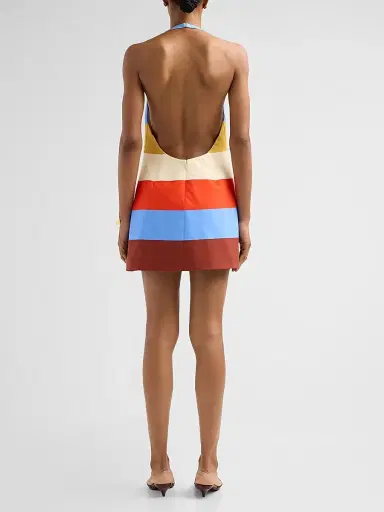 Retrofête Women's Lanny Stripe Shift Mini Dress | Thumbnail 3