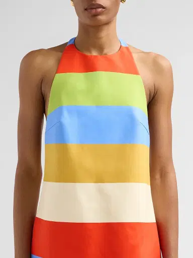 Retrofête Women's Lanny Stripe Shift Mini Dress | Thumbnail 5