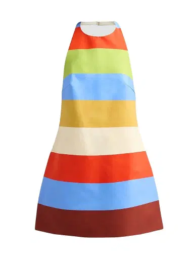 Retrofête Women's Lanny Stripe Shift Mini Dress | Thumbnail 1
