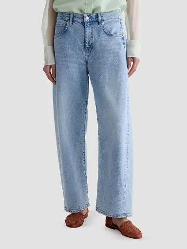 AG Jeans Women's Hattie Barrel-Leg Jeans - Gold Country | Thumbnail 4