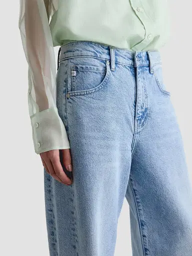 AG Jeans Women's Hattie Barrel-Leg Jeans - Gold Country | Thumbnail 5