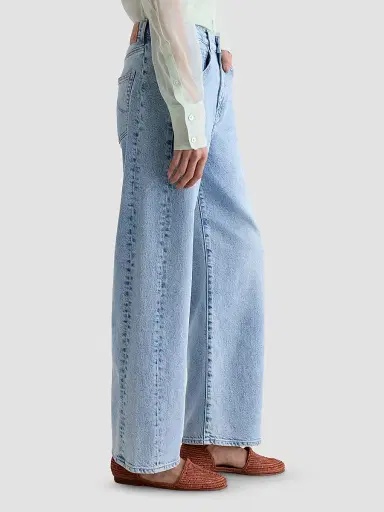 AG Jeans Women's Hattie Barrel-Leg Jeans - Gold Country | Thumbnail 7