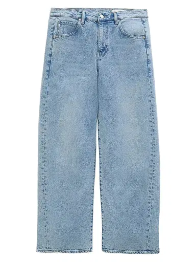 AG Jeans Women's Hattie Barrel-Leg Jeans - Gold Country | Thumbnail 1