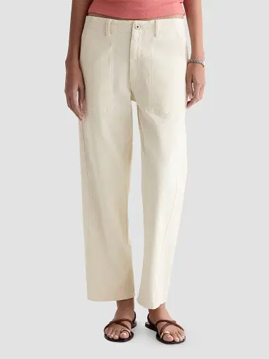 AG Jeans Women's Analeigh Chino Utility Pants - Opal Stone | Thumbnail 3