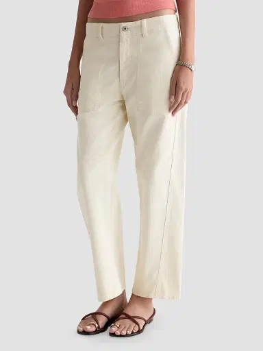 AG Jeans Women's Analeigh Chino Utility Pants - Opal Stone | Thumbnail 4