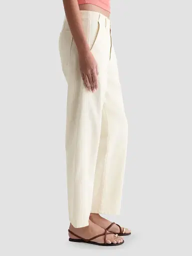 AG Jeans Women's Analeigh Chino Utility Pants - Opal Stone | Thumbnail 7