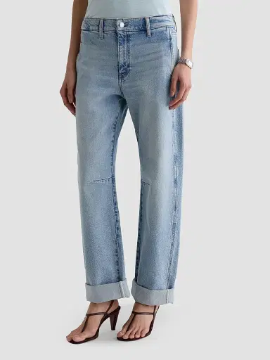 AG Jeans Women's Mercer Barrel-Leg Jeans - Highway 29 - Size 32 | Thumbnail 6 AG Jeans Women's Mercer Barrel-Leg Jeans - Highway 29 - Size 32 | Thumbnail 6