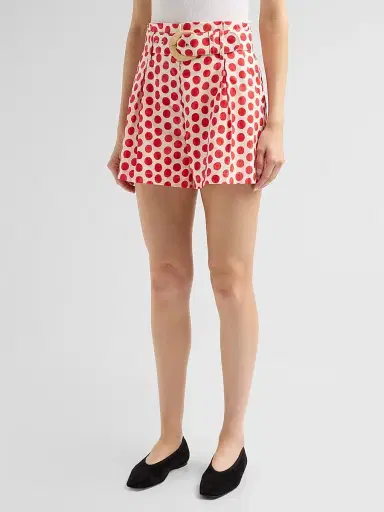 Cara Cara Women's Palmer Shorts - Celeste Spot Red | Thumbnail 4