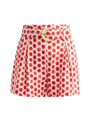 Cara Cara Women's Palmer Shorts - Celeste Spot Red | Thumbnail 1