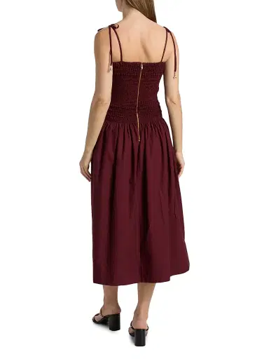 Cara Cara Women's Alegra Ruched Drop-Waist Dress | Thumbnail 5 Cara Cara Women's Alegra Ruched Drop-Waist Dress | Thumbnail 5