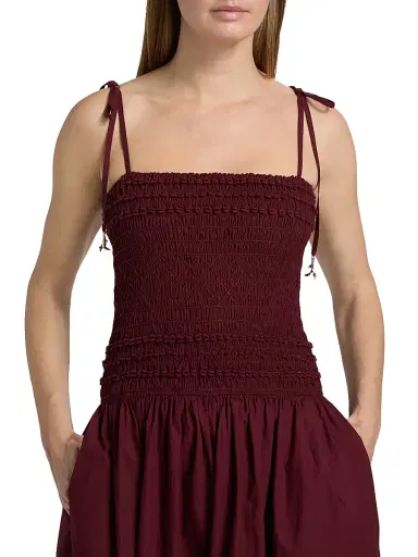 Cara Cara Women's Alegra Ruched Drop-Waist Dress | Thumbnail 6 Cara Cara Women's Alegra Ruched Drop-Waist Dress | Thumbnail 6