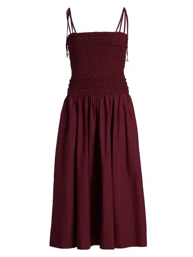 Cara Cara Women's Alegra Ruched Drop-Waist Dress | Thumbnail 1 Cara Cara Women's Alegra Ruched Drop-Waist Dress | Thumbnail 1