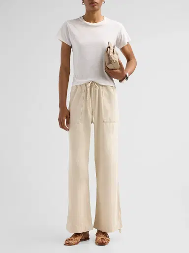 rag & bone Women's Claire Ultra Featherweight Denim Pants | Thumbnail 2 rag & bone Women's Claire Ultra Featherweight Denim Pants | Thumbnail 2