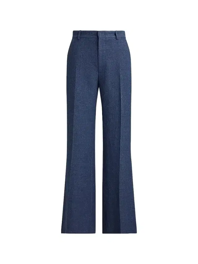 Women's Beaton Linen-Cotton Pants - Blue Melange