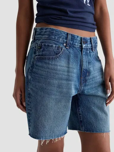 AG Jeans Women's Ex-Boyfriend Denim Shorts - Nouveau | Thumbnail 3