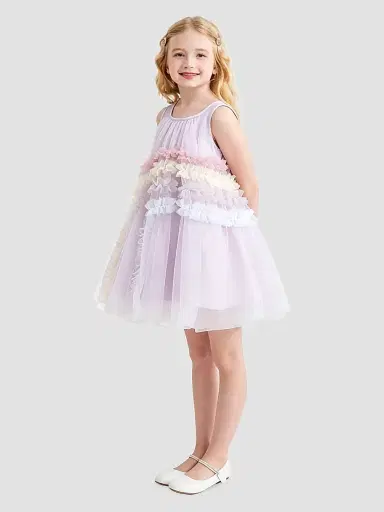 Mimi Tutu Little Girl's & Girl's Cressida Dress - Purple | Thumbnail 3