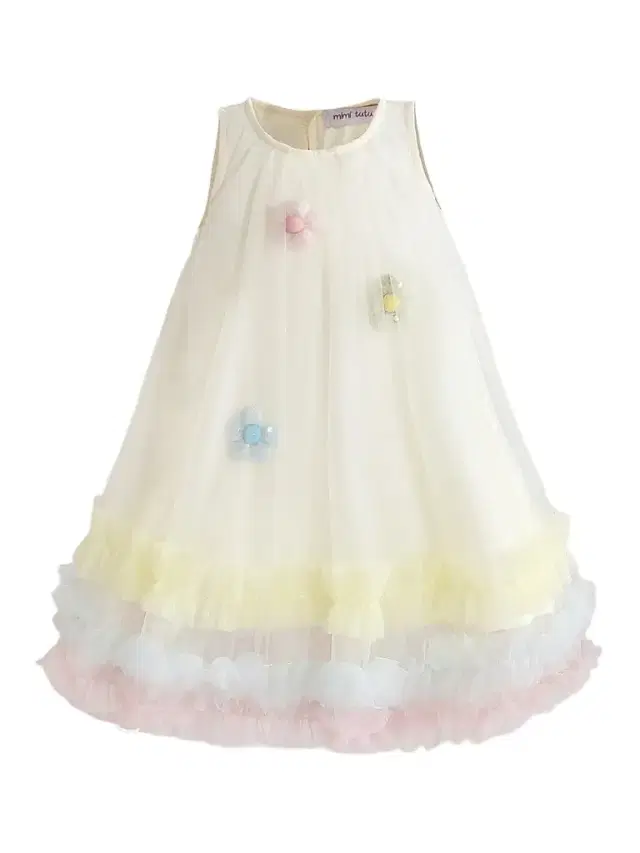 Little Girl's & Girl's Alessia Dress - Cream