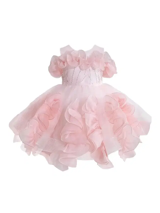 Tulleen Little Girl's & Girl's Zaria Dress - Pink