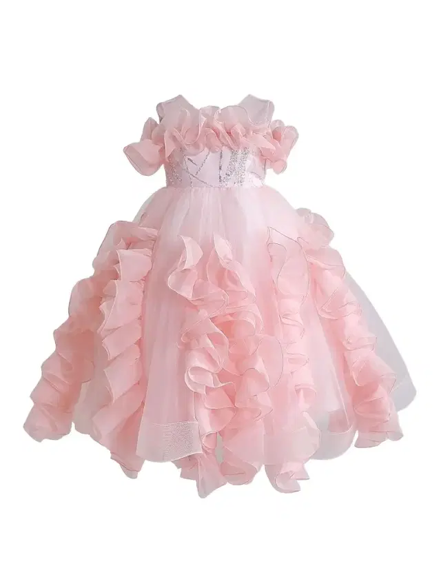 Tulleen Little Girl's & Girl's Avalora Dress - Pink